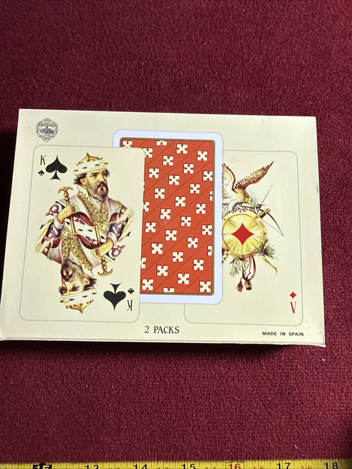 Traditional Russian Playing Cards-2 Decks-naipes Fournier Made In SPAIN