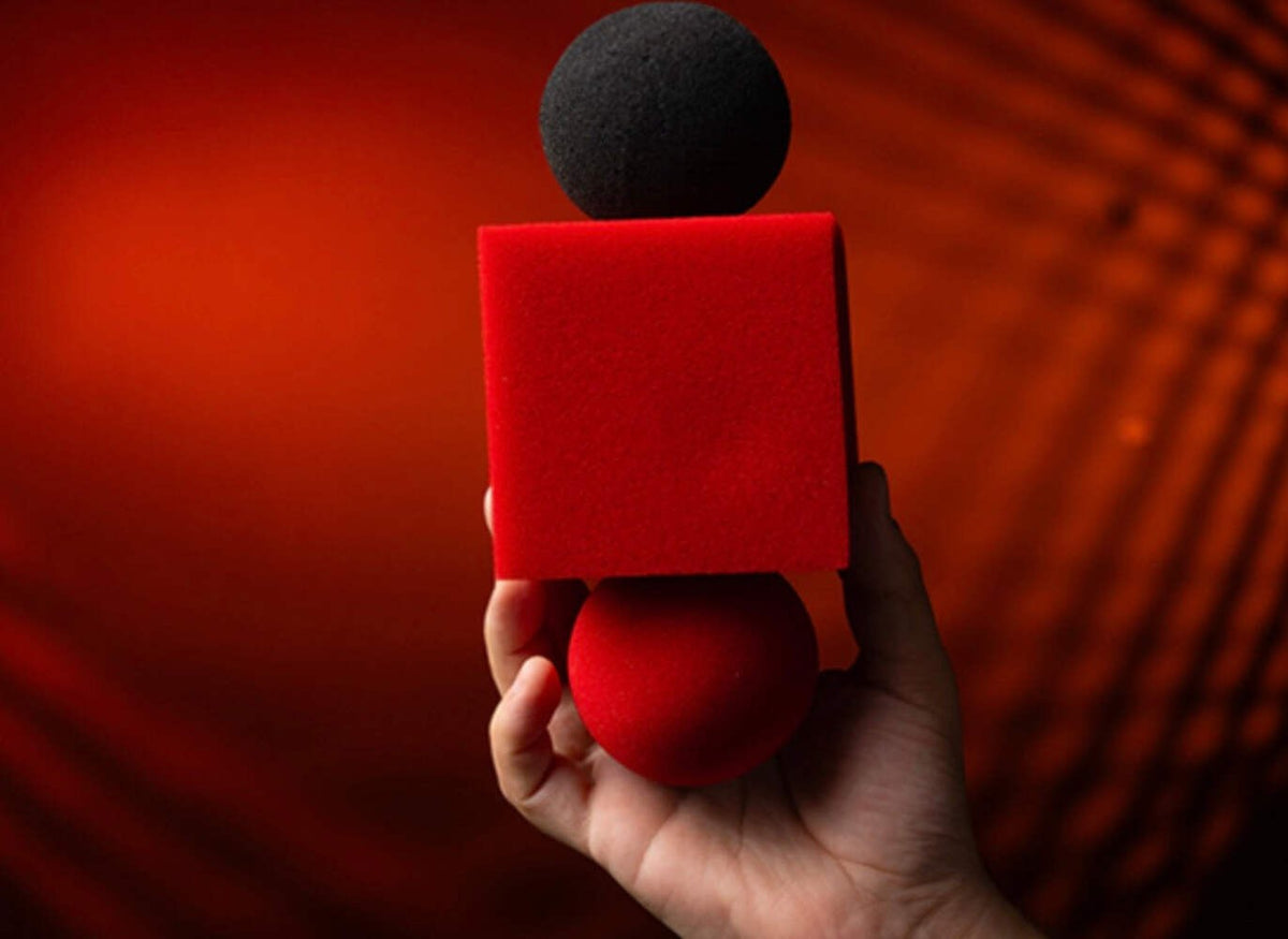 Magic Color Changing Sponge Ball to Square by Murphy's Magic (available in 2 siz