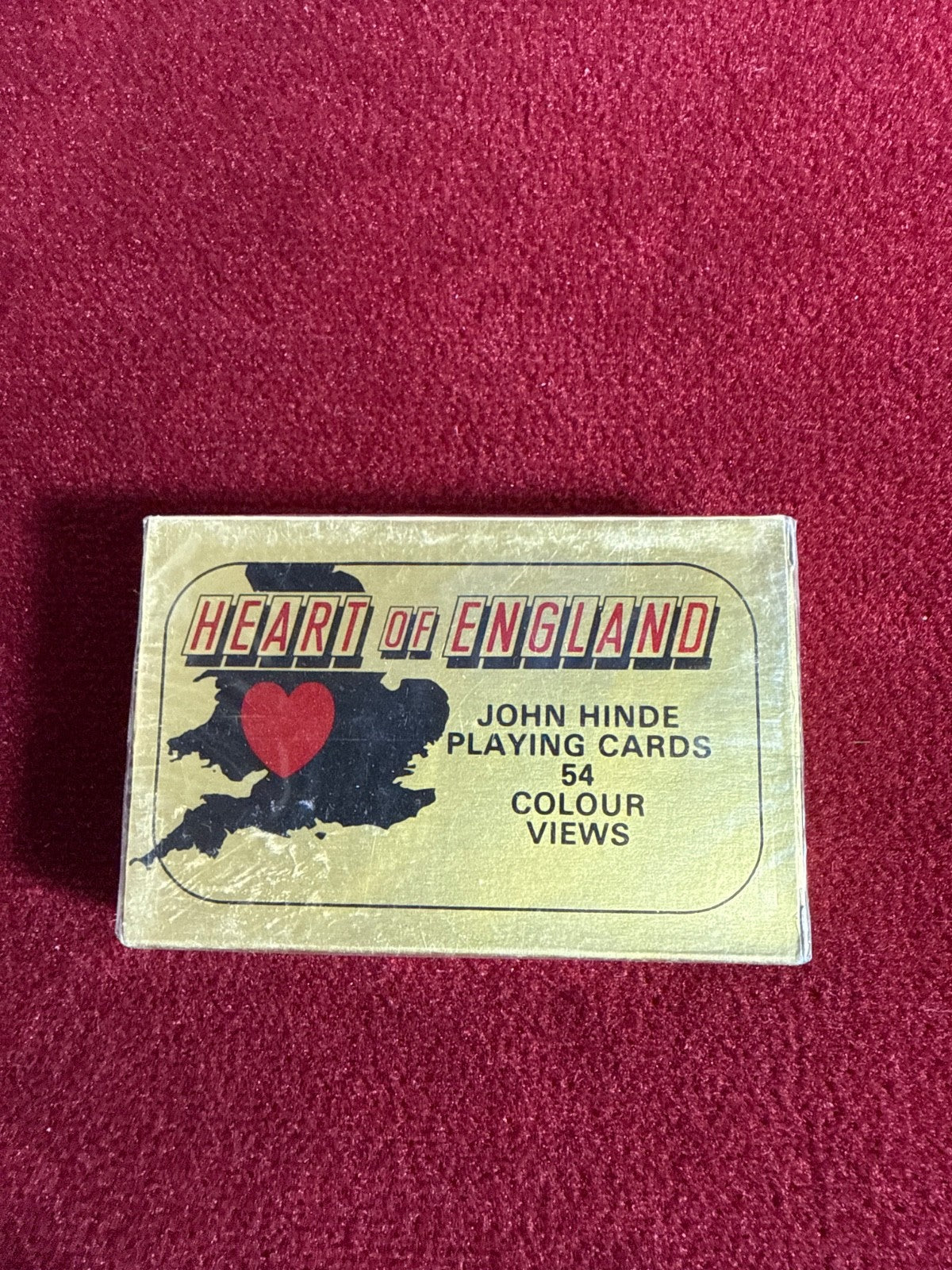 VNTG Playing Cards Heart of England John Hinde 54 Colour Views - Sealed