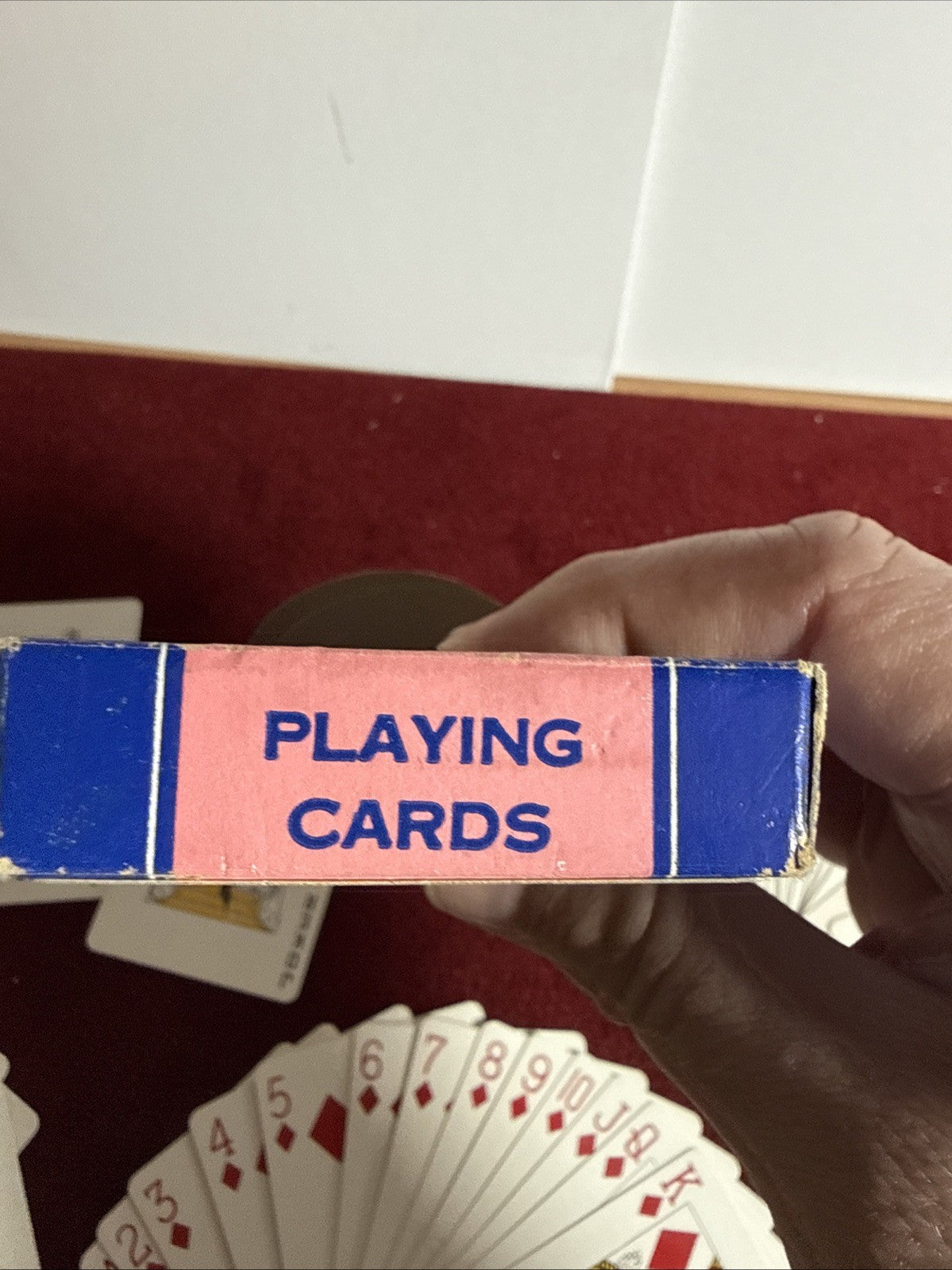 BARCLAY ARRCO PLAYING CARDS c1940's-Boating/coastal backL-INT. REV. STAMP VNTG