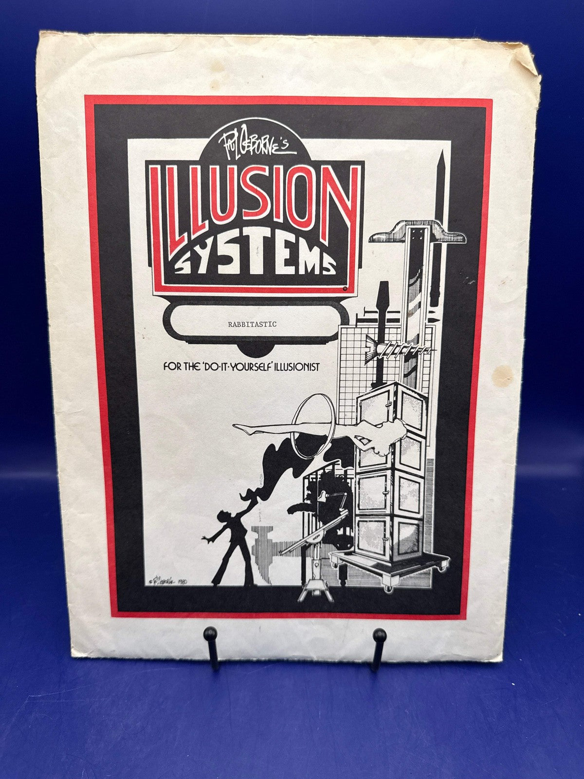 Paul Osborne Illusion Systems plans for Rabbitastic c1980 Vintage plans
