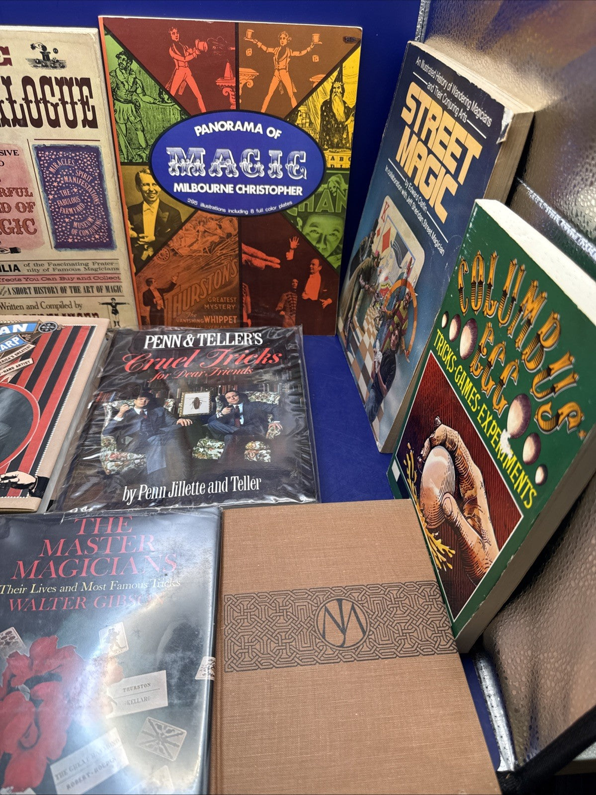 Magic Book Lot - Close-up - Street Magic - Vernon- Penn & Teller - Houdini