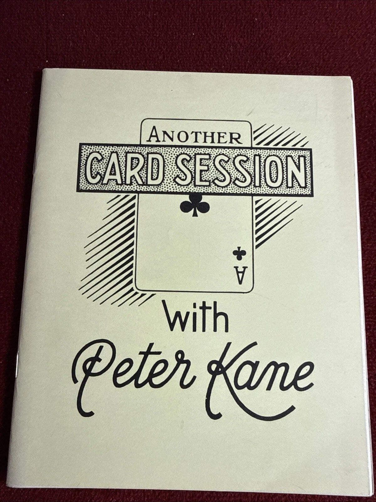 Another Card Session With Peter Cane From the Library of The Amazing Kreskin SIG
