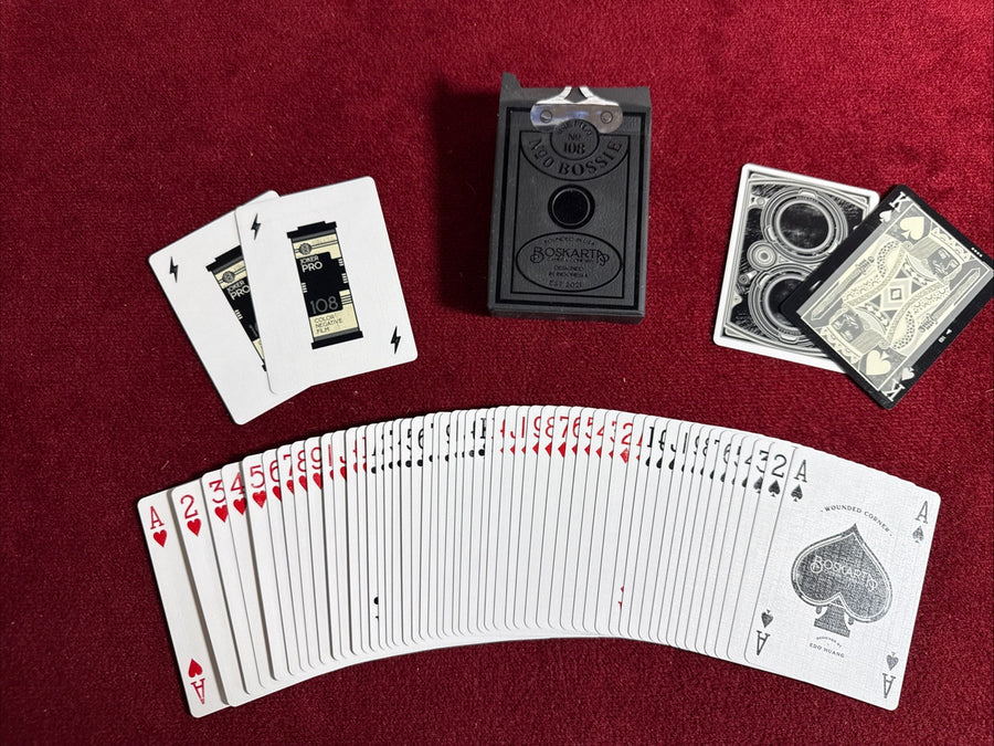 Boskarta HH Playing Card Deck By Wounded Corner - RARE -OPENED-COMPLETE #307/676