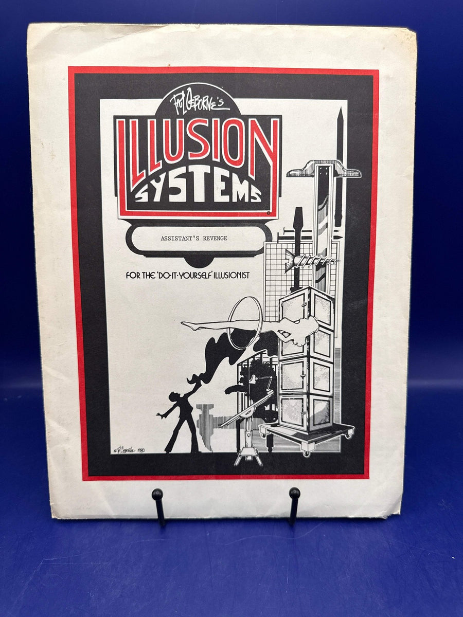 Paul Osborne Illusion Systems plans for Assistant’s Revenge c1980 Vintage plans