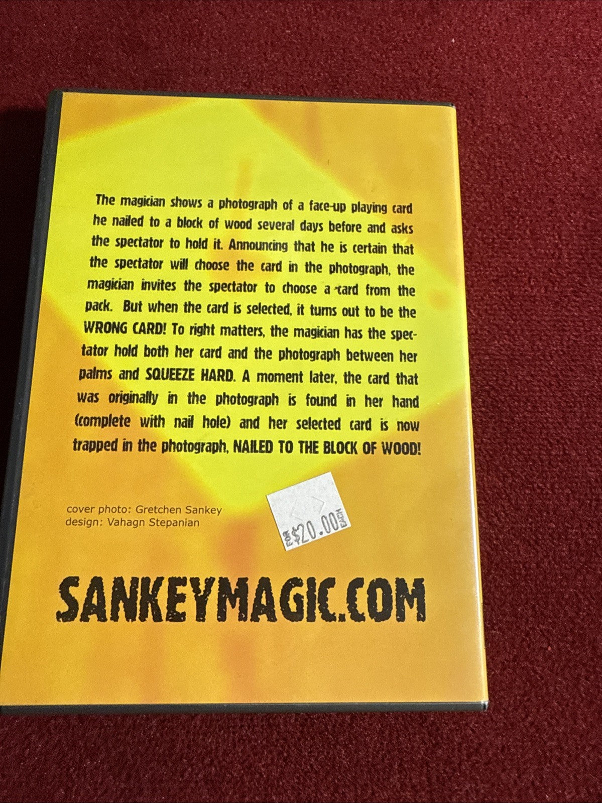 Nailed (DVD Only) by Jay Sankey Card Magic Trick