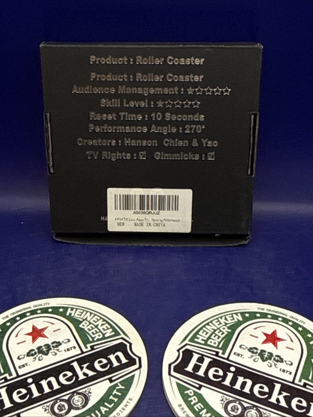  ROLLER COASTER HEINEKEN (With Online Instructions) by Hanson Chien Magic Trick 