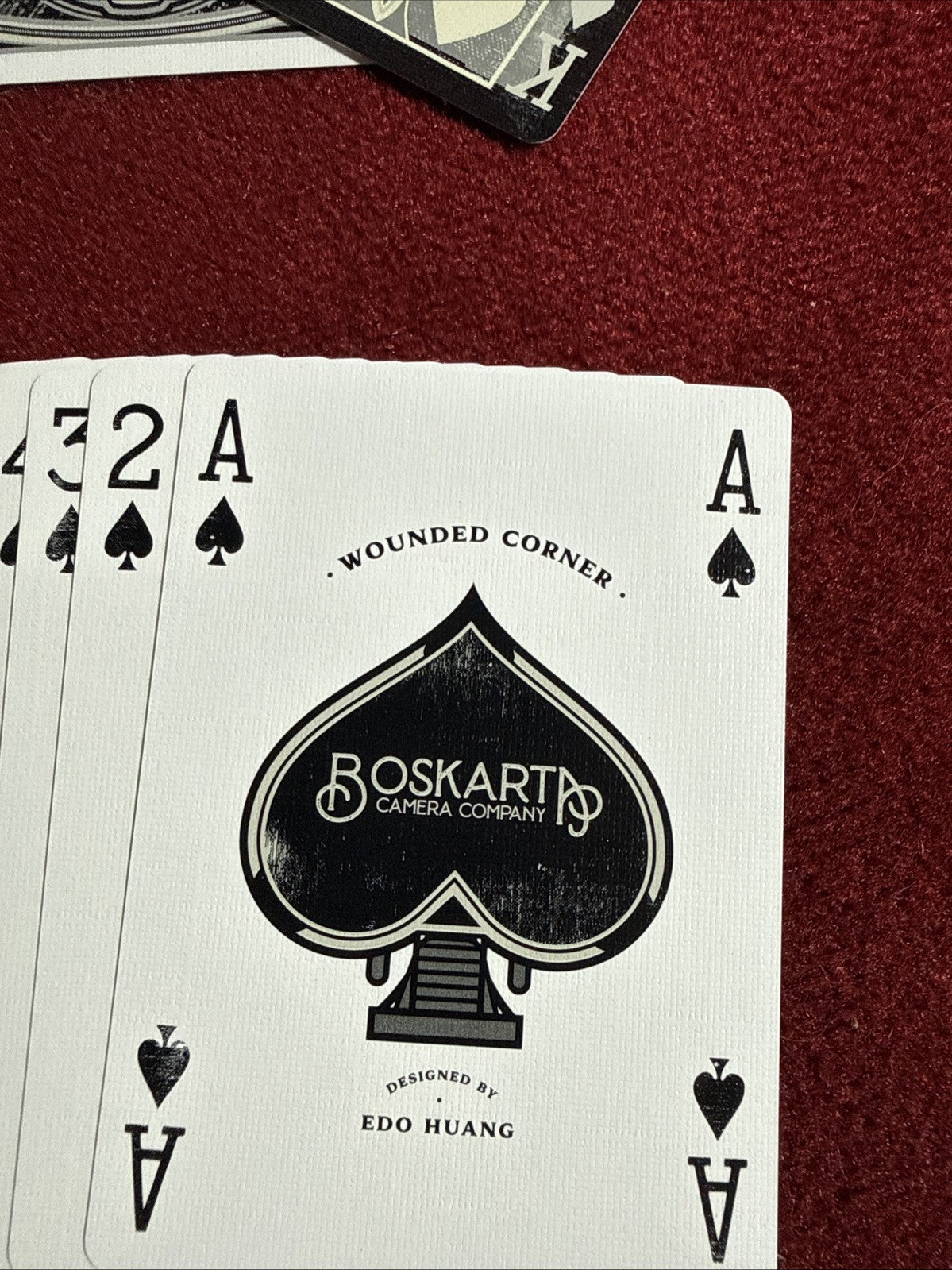 Boskarta HH Playing Card Deck By Wounded Corner - RARE -OPENED-COMPLETE #307/676