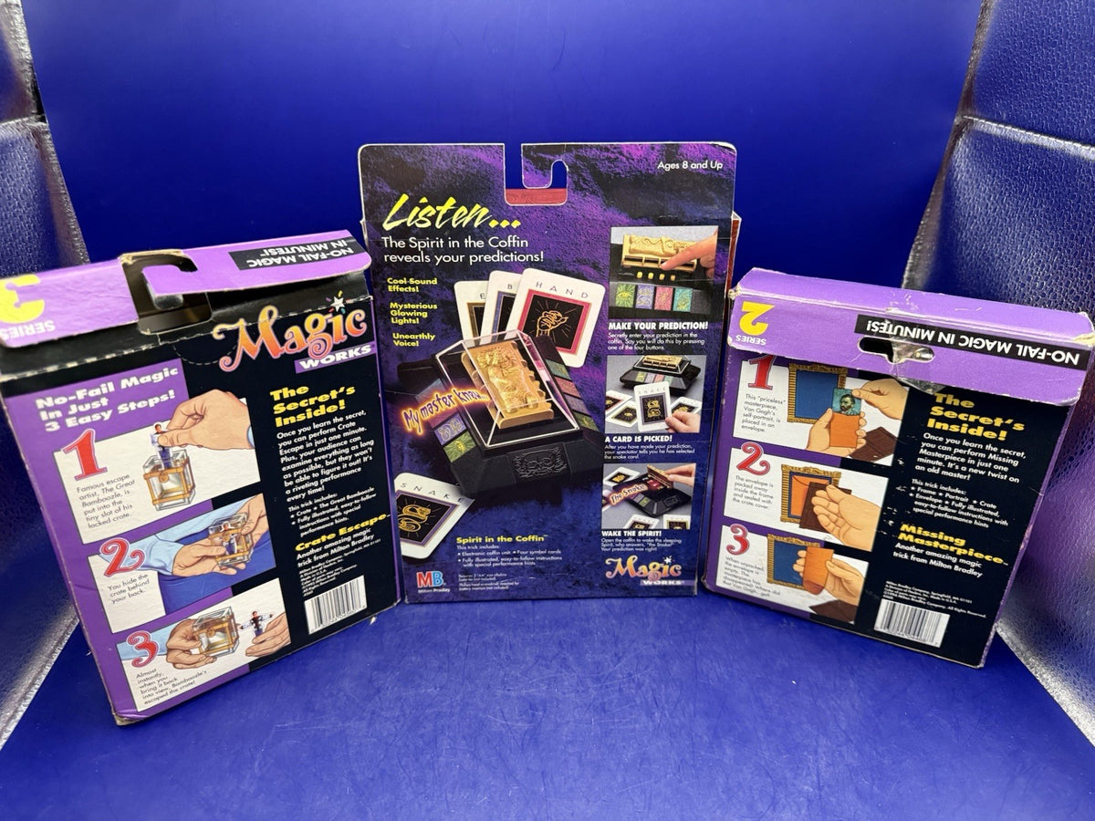 Tenyo MB Magic Works Lot Spirit in Coffin Crate Escape Missing Masterpiece 🪄