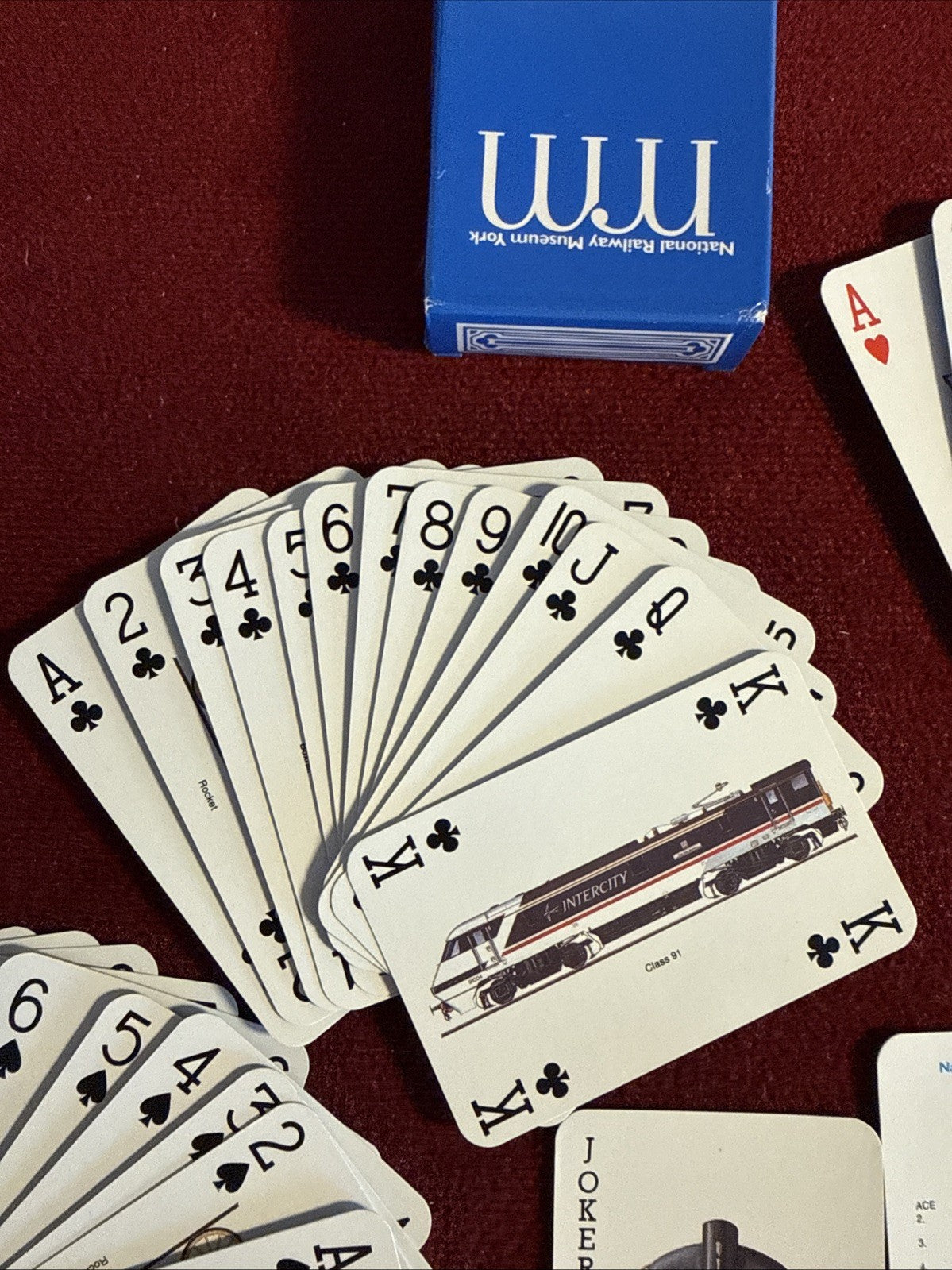 National Railway Museum York Deck Of Playing Cards VNTG RARE UK  Open Complete