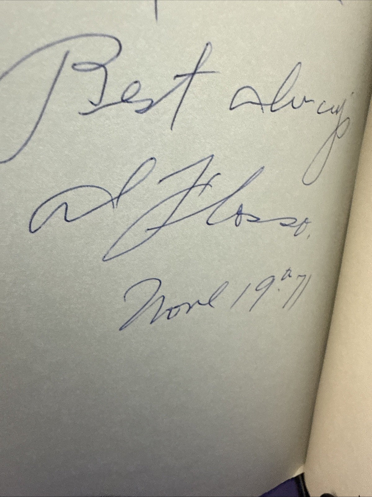 50 Years Of Great Magic-Inscribed by Al Flosso To The Amazing Kreskin 1971-RARE