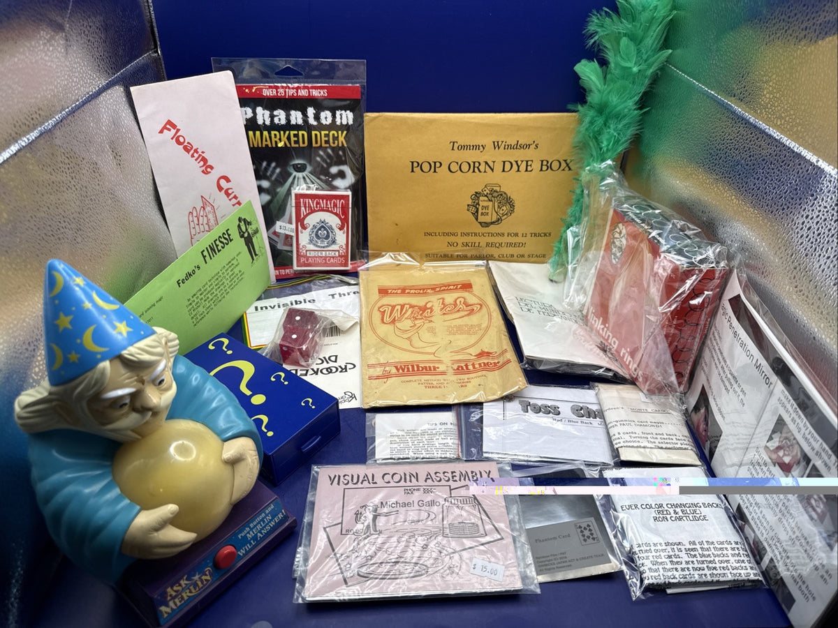 Magician Lot - Assorted Magic Tricks - Magic Closet - Junk drawer - Lot 13