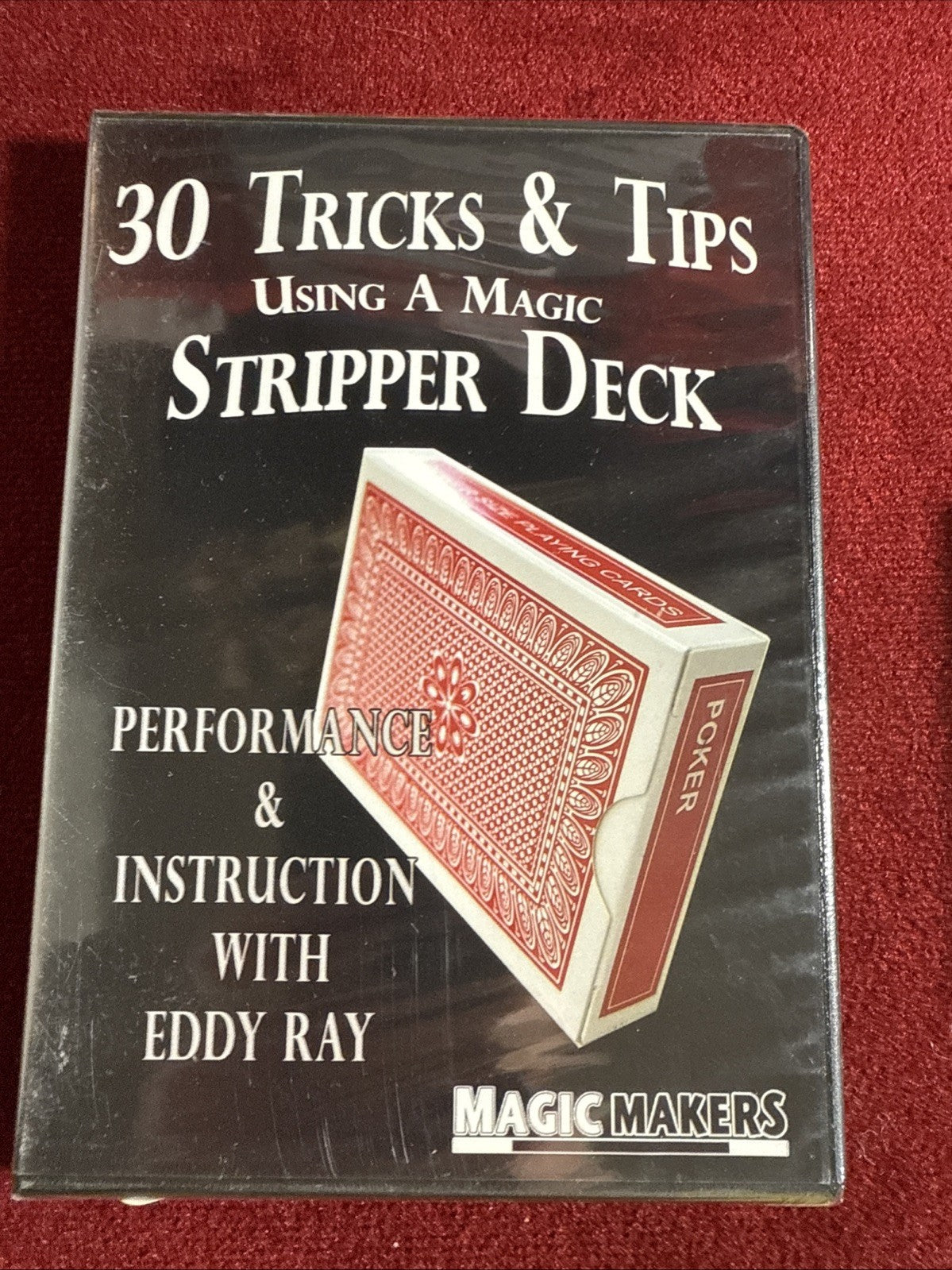 30 Tricks and Tips W/Stripper Deck DVD & Deck Magic Makers Card Trick Easy To Do