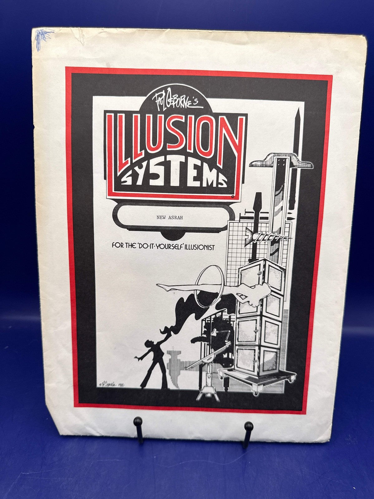 Paul Osborne Illusion Systems plans for the New Asrah c1980 Vintage plans