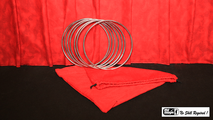 8" Linking Rings SS (7 Rings) by Mr. Magic - Trick-SALE
