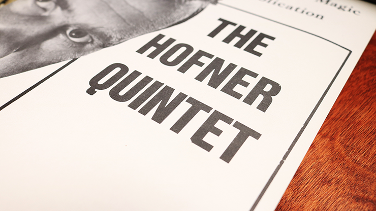 The Hofner Quintet by John Hofner - Book-SALE