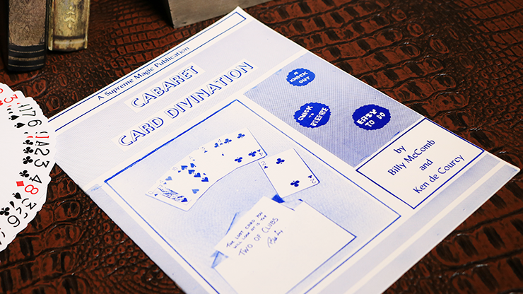 Cabaret Card Divination by Billy McComb and Ken de Courcy - Book-SALE