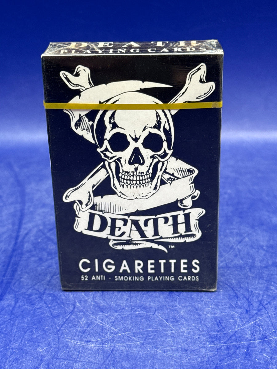 Vintage Death Cigarettes 52 Reasons To Stop Smoking Playing Cards Deck 1985