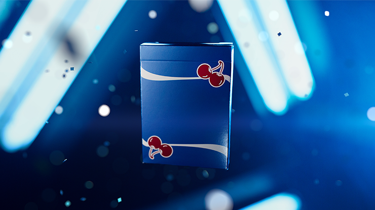 Cherry Casino Playing Cards (Tahoe Blue) by Pure Imagination Projects-SALE