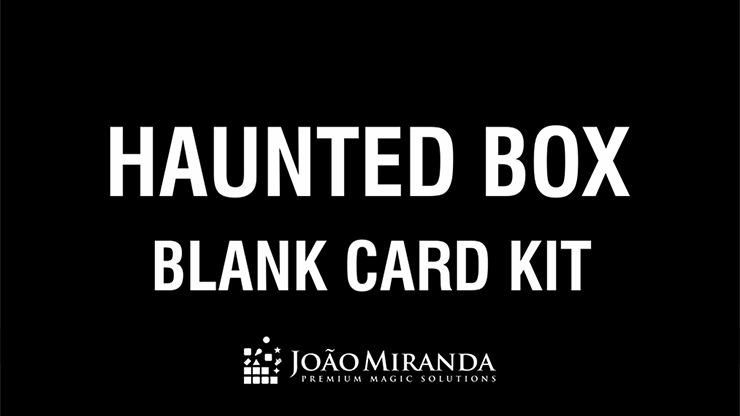 Blank Card Kit for Haunted Box by João Miranda - Trick-SALE