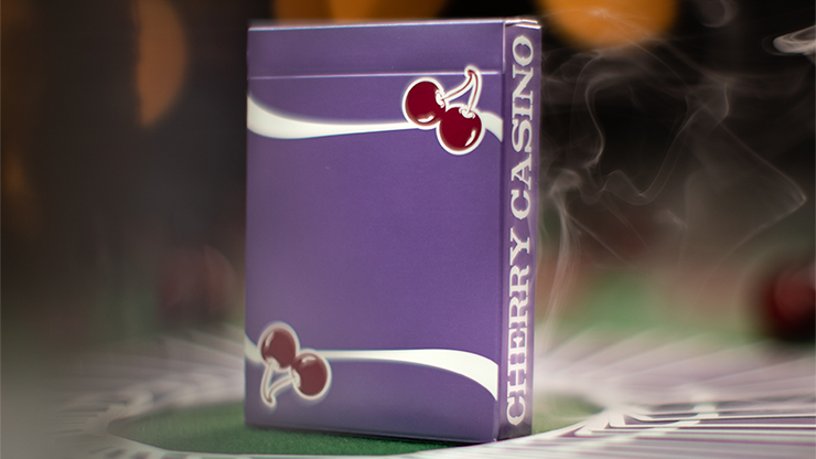 Cherry Casino (Desert Inn Purple) Playing Cards by Pure Imagination Projects-SALE