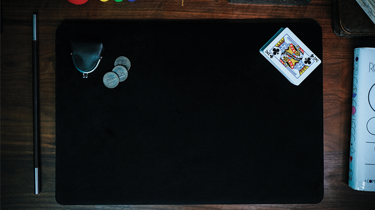 Suede Leather Large Pad (Black) by TCC - Trick-SALE