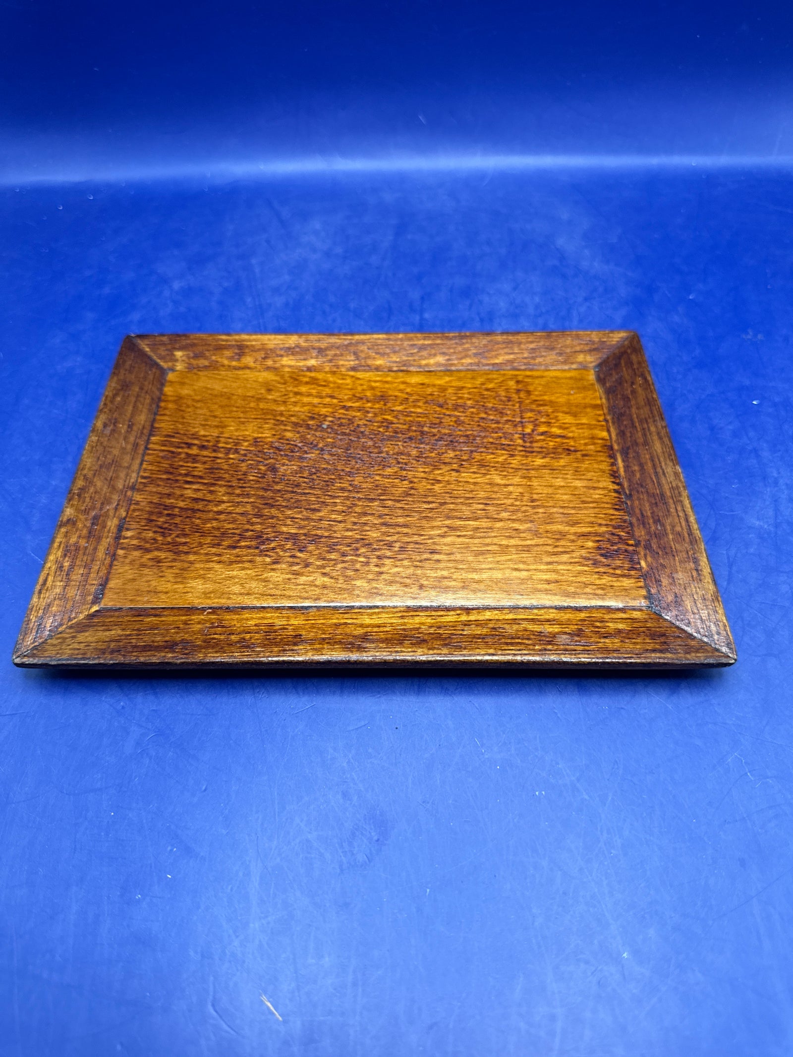 Vintage Wooden Multiplying Coin Tray Magic Trick - Hardwood Prop - Holds 5 half dollars ESTATE