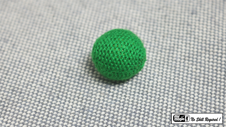 Crochet Ball .75 inch Single (Green) by Mr. Magic - Trick-SALE