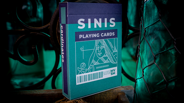 Sinis (Turquoise) Playing Cards by Marc Ventosa-SALE