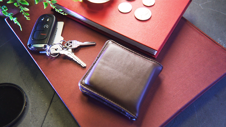 Easy Money Brown Wallet (Gimmick and Online Instructions) by Spencer Kennard - Trick-SALE