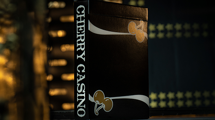 Cherry Casino (Monte Carlo Black and Gold) Playing Cards by Pure Imagination Projects-SALE