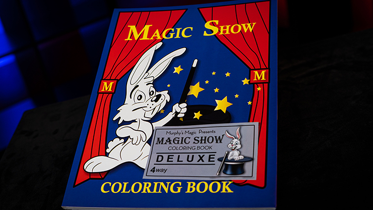 MAGIC SHOW Coloring Book DELUXE (4 way) by Murphy's Magic-SALE
