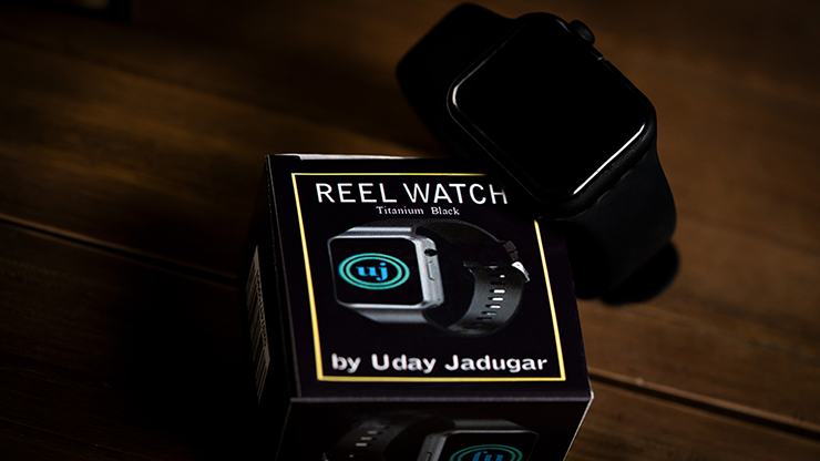 REEL WATCH Titanium Black with black band smart watch (KEVLAR) by Uday Jadugar - Trick-SALE