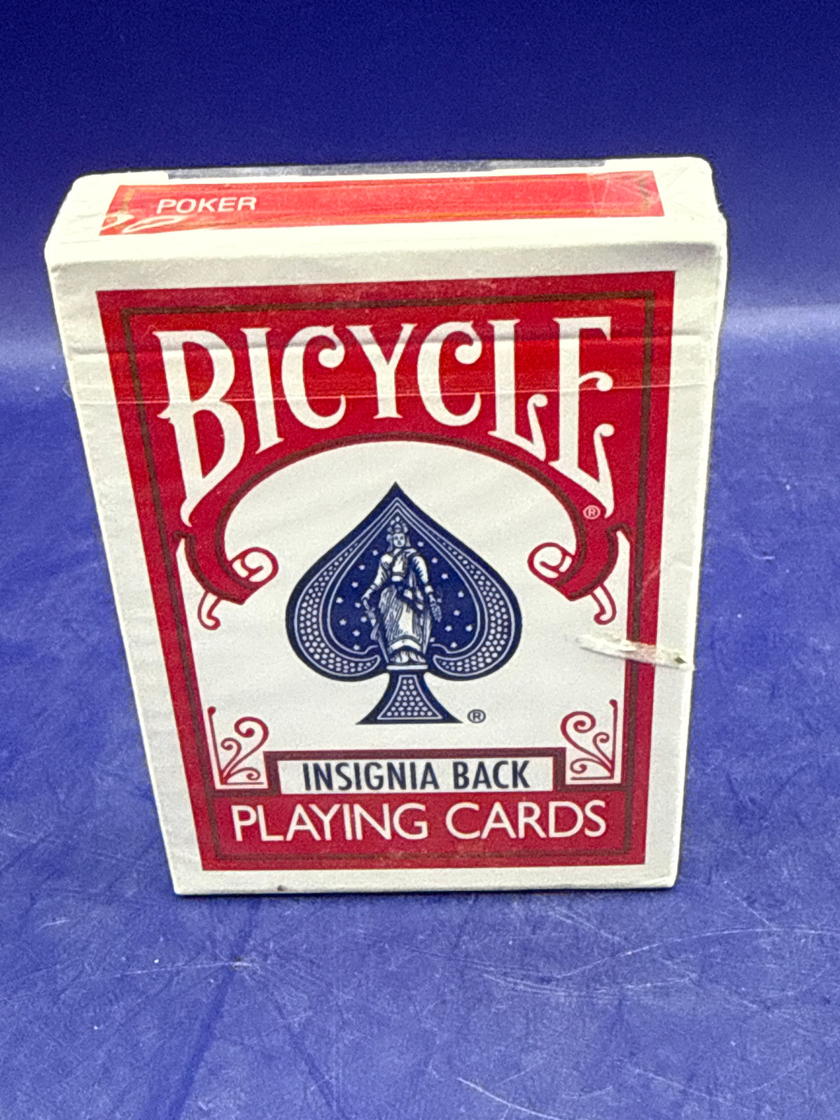 Bicycle Insignia Back Playing Cards (Red) – Premium Magic & Casino-Style Deck