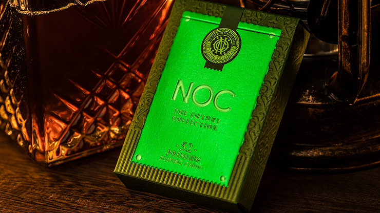 NOC (Green) The Luxury Collection Playing Cards by Riffle Shuffle x The House of Playing Cards-SALE
