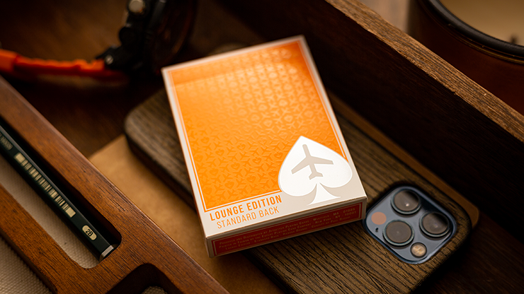 Lounge Edition in Hangar (Orange)  by Jetsetter Playing Cards-SALE