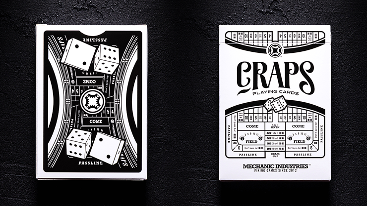 Craps Playing Cards (Online Instructions) by Mechanic Industries - Trick-SALE
