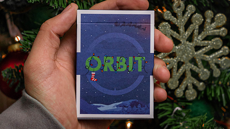 Orbit Christmas Playing Cards-SALE