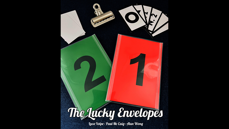The Lucky Envelopes (Gimmicks and Online Instructions) by Luca Volpe, Paul McCaig,  and Alan Wong - Trick-SALE