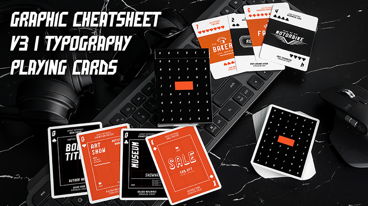 Graphic Design CheatSheet V3 Playing Cards-SALE