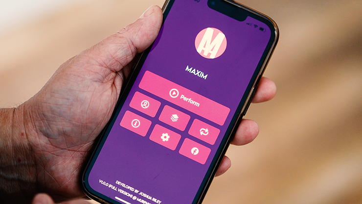 Maxim Physical Copy (App & Online Instruction) by Lloyd Barnes - Trick-SALE