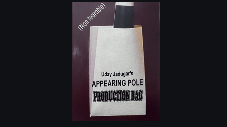 APPEARING POLE BAG WHITE (Gimmicked / No Tear) by Uday Jadugar - Trick-SALE