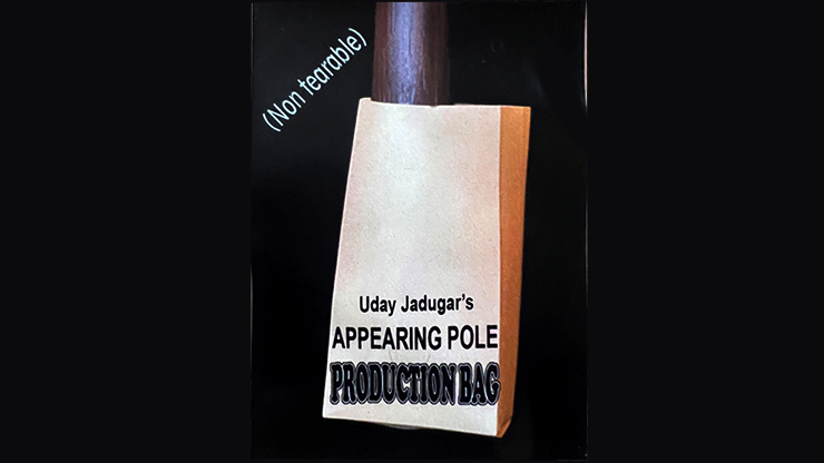 APPEARING POLE BAG BROWN (Gimmicked / No Tear) by Uday Jadugar - Trick-SALE