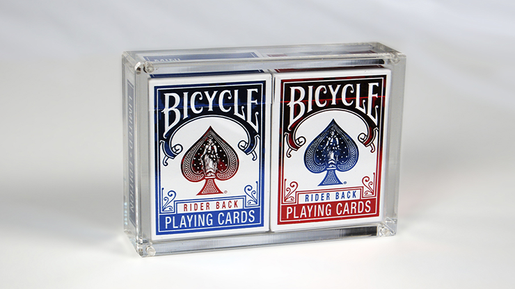 Bicycle Rider Back Mini Limited Edition (2 Pack With Foil Tucks In Carat Case) by US Playing Card Co-SALE