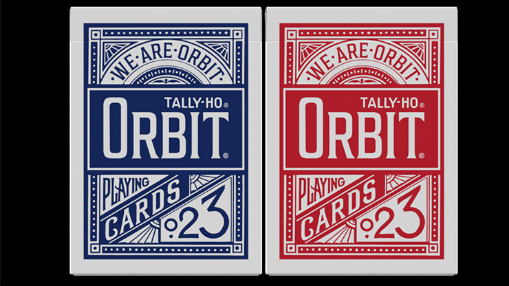 Orbit Tally Ho Circle Back (Blue) Playing Cards-SALE