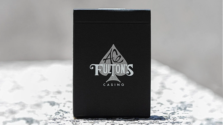 Ace Fulton's Casino (Black) Playing Cards-SALE