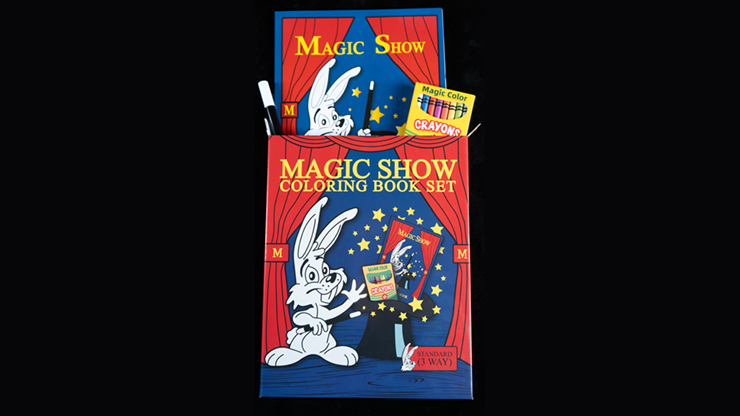 MAGIC SHOW Coloring Book STANDARD SET (3 way) by Murphy's Magic-SALE