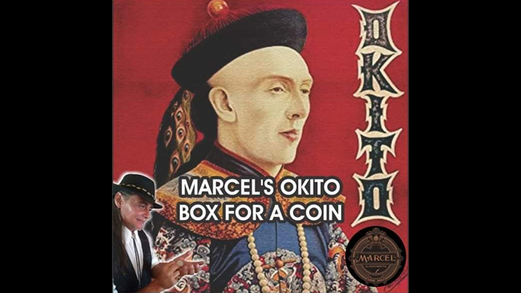Marcel's Okito Box HALF DOLLAR SIZE (Gimmicks and Online Instructions) by Marcelo Manni - Trick-SALE