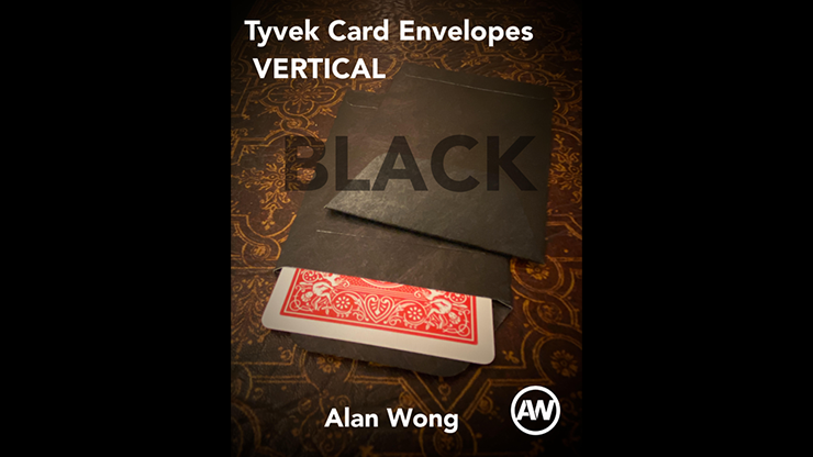 Tyvek VERTICAL Envelopes BLACK (10 pk.) by Alan Wong - Trick-SALE