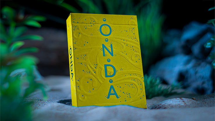 ONDA V2 (Yellow) by Jocu Playing Cards-SALE